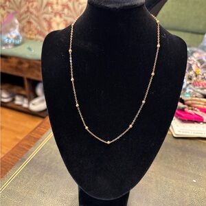 Vintage Gold Beaded Necklace